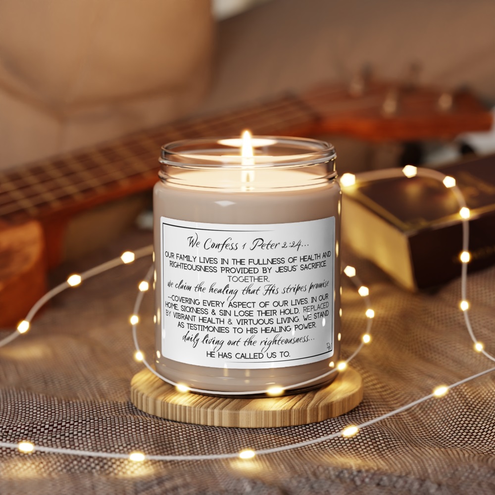 soy bible verse candles