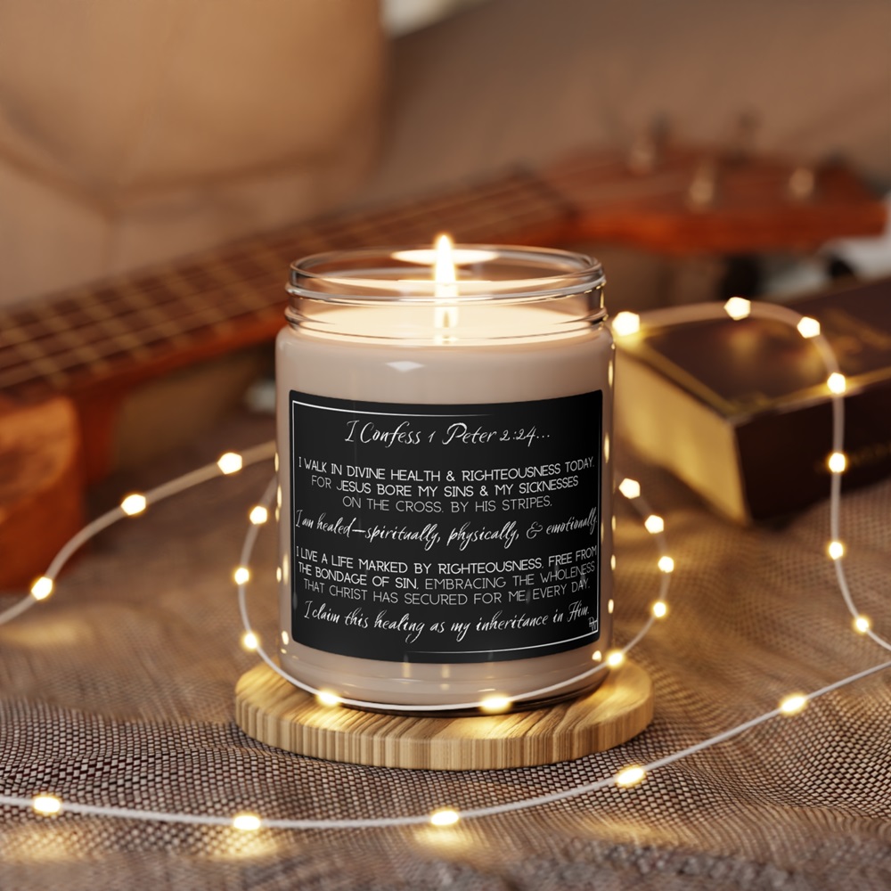 candles with bible verses