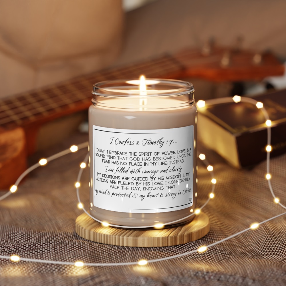 candles with sayings on them