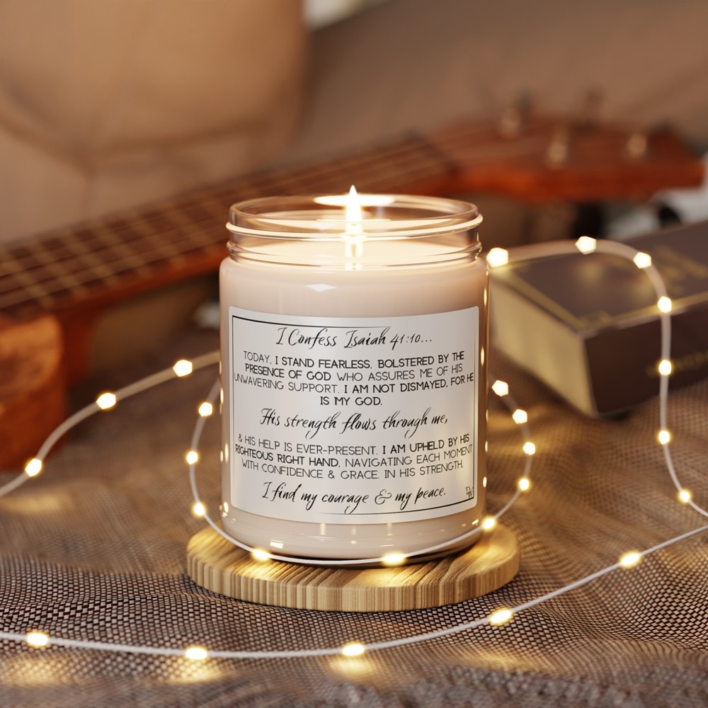 scented candles with sayings