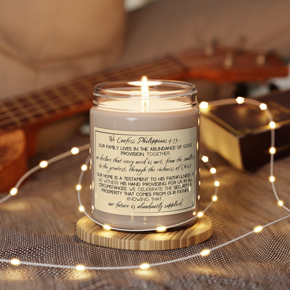 luxury bible verse candles