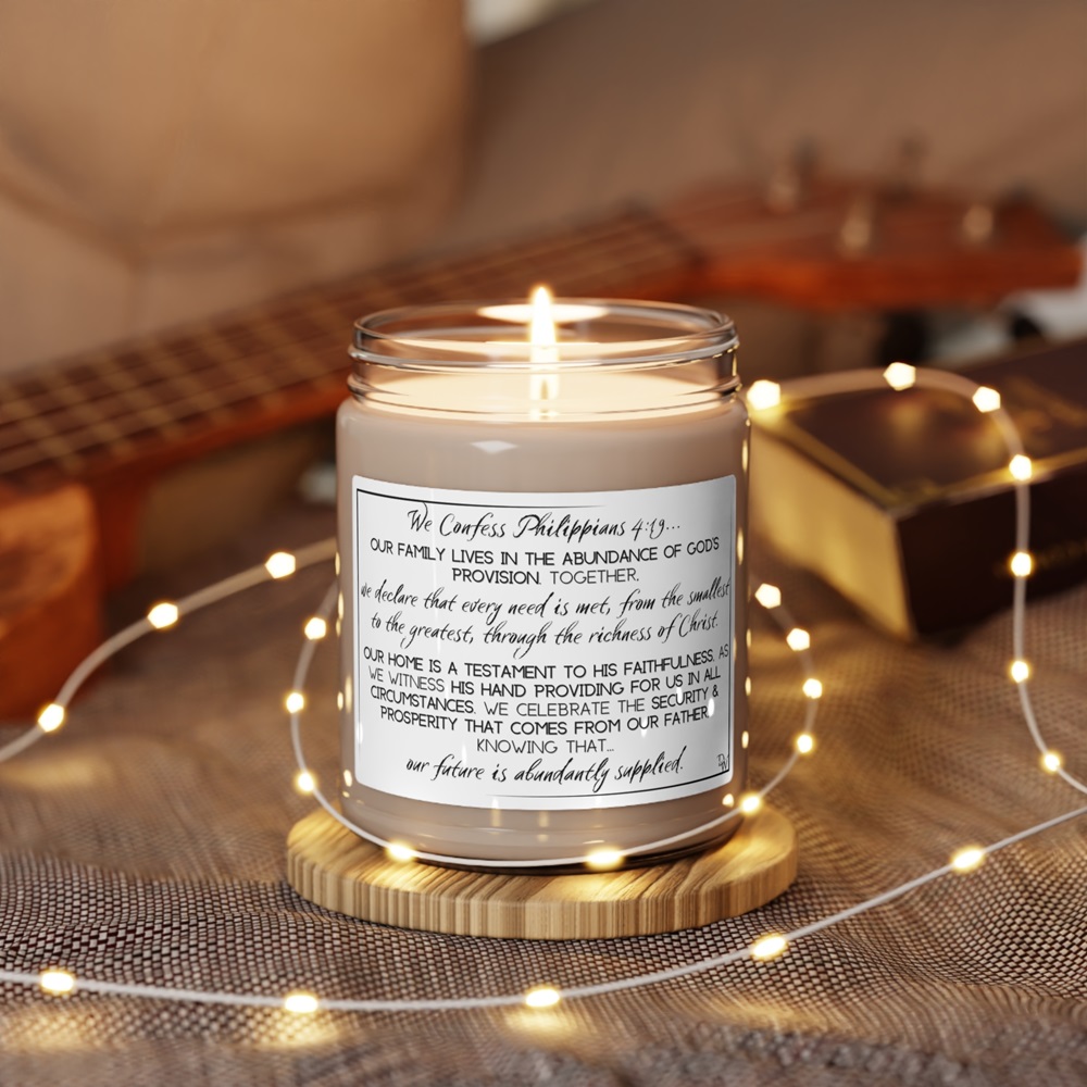 pillar candles with sayings